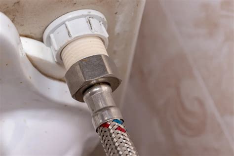 toilet tank hose leaking|How to Repair a Toilet Water Supply Line Leak